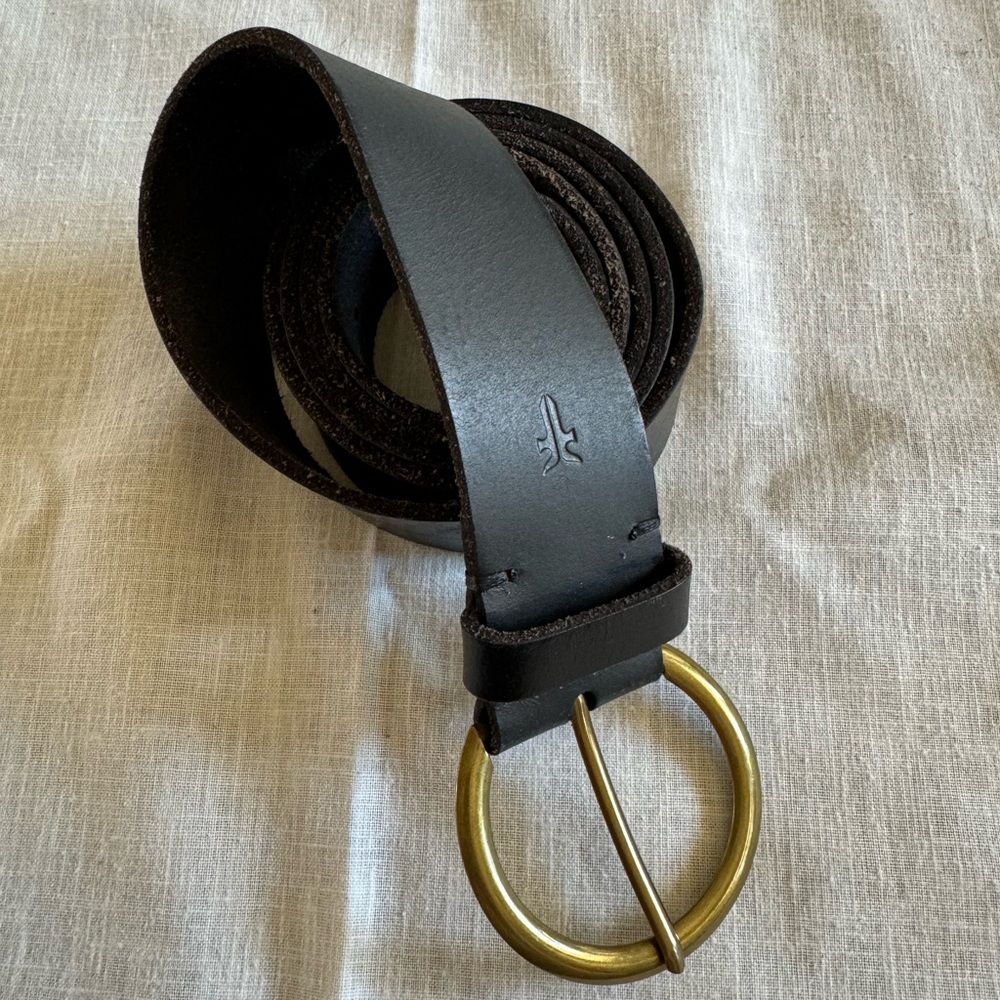 Black Leather Belt